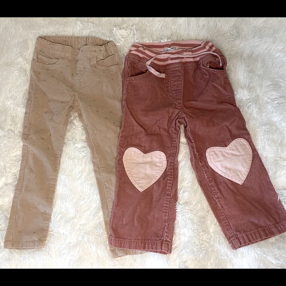 Mini Boden and H&N corduroy pants
